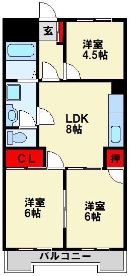 ギャラン春の町 間取り