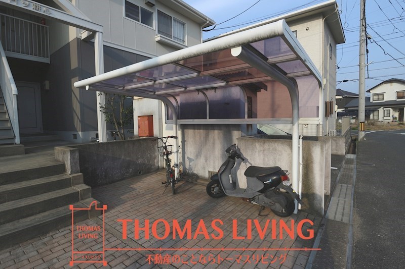 ハイツ耕心 駐輪場。