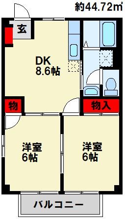 ウッディⅠ 間取り