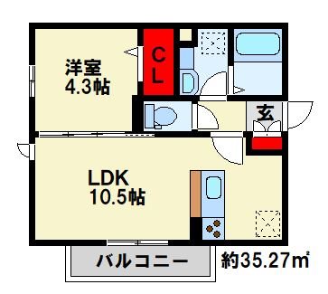 Excellent街角伍番館 間取り