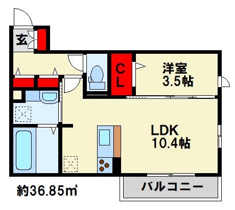 Excellent街角伍番館 間取り