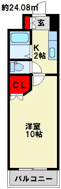 ウインズ三萩野 間取り図