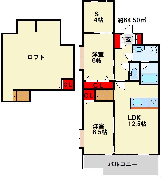 コンプレート金田 間取り