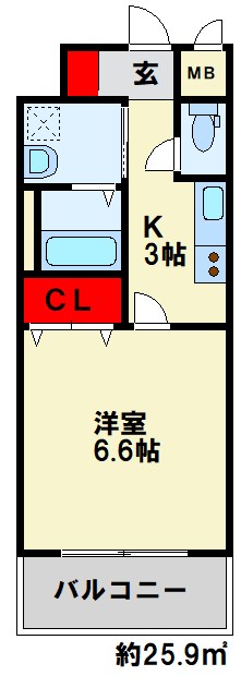 MDIミルファルコ下曽根駅前  初めての1人暮らしにおすすめの間取り