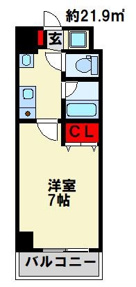吉野町ワンルームマンション 間取り