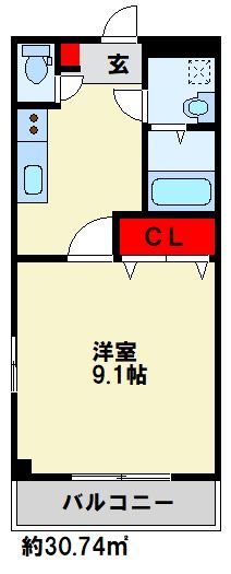アムールコスモス  間取り
