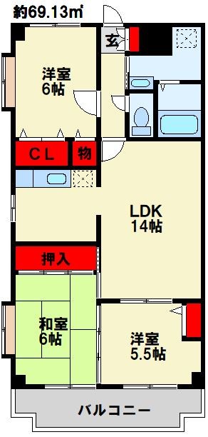 守恒センタービル 間取り