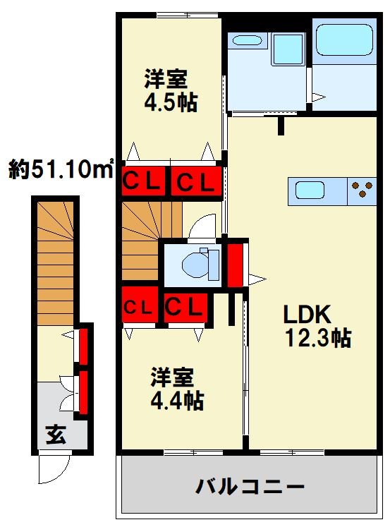 アリエッタ赤坂 間取り