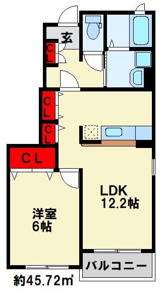 サンフラワー・アべニュー　A棟 間取り