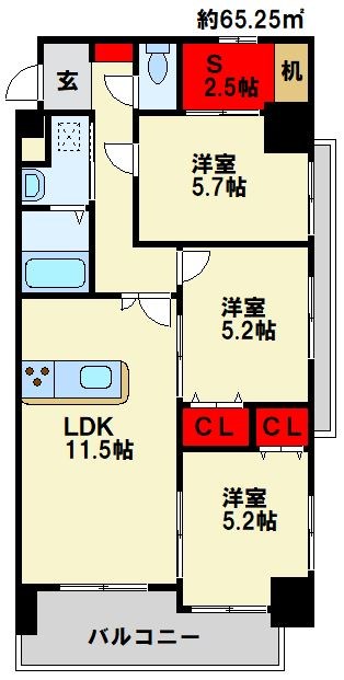 アン・レーヴ 間取り