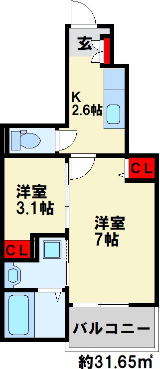 エクスクルーシブⅣ 間取り