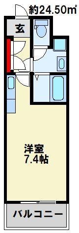 オリエンタル三萩野 間取り