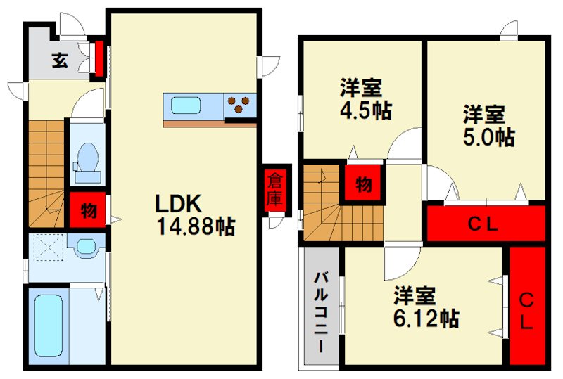 サンラプロ東山 間取り