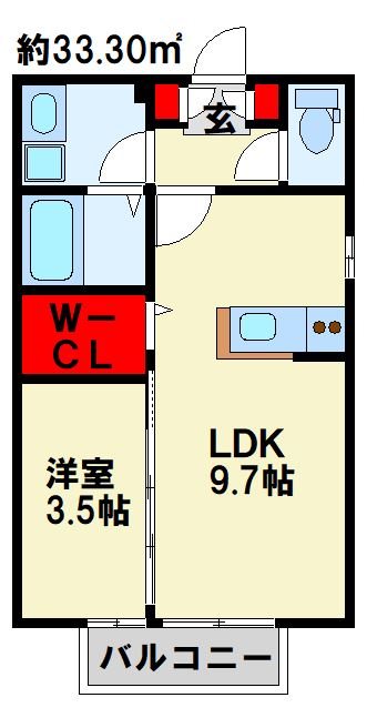 エクレール　グランデ　A棟 間取り