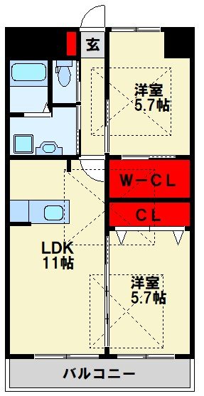 Fu-ton4祇園さくら坂 間取り