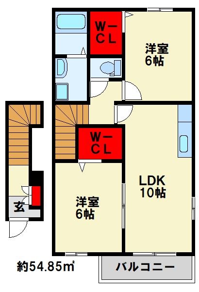 ソレイユ元町 Ａ棟 間取り