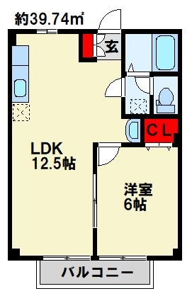 ファミールヒイラギB 間取り