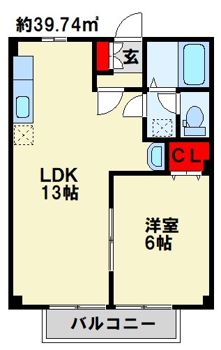 ファミールヒイラギB 間取り