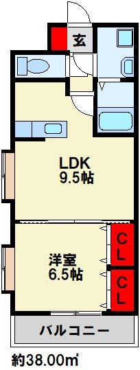 コスモス浅川学園台 間取り