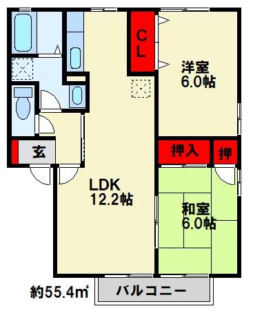 グレイス上吉田　A棟 間取り