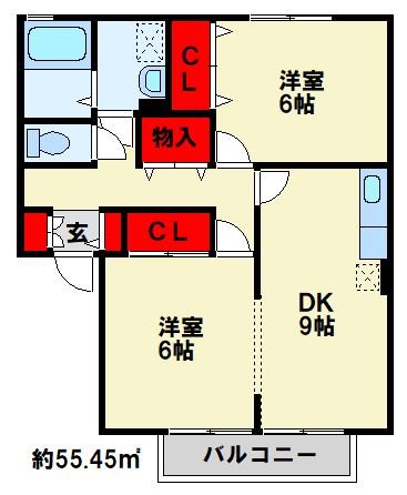 グランドゥール　A棟 間取り