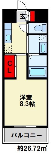 プリーモ天神 間取り