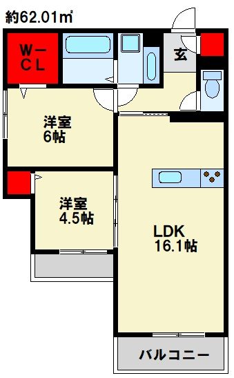 アピアランス中井 間取り