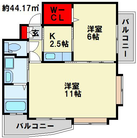 サンシャイン妙見表参道 間取り