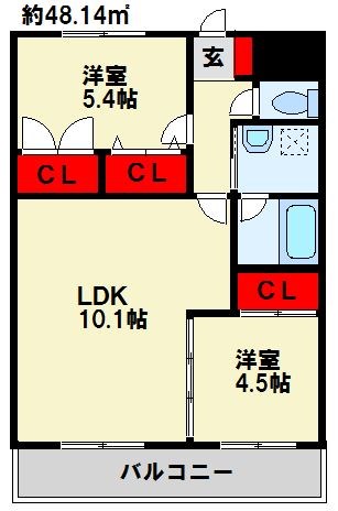 ヴィリアパス 間取り
