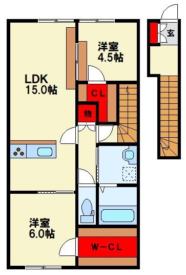 アニマール石坪 間取り