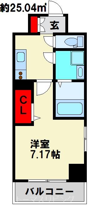 ALiSS歯科大前   間取り