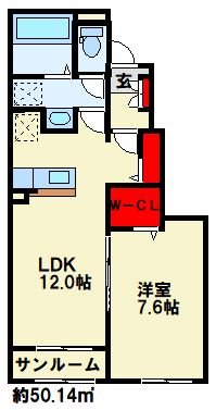 ロータス北泉１ 間取り