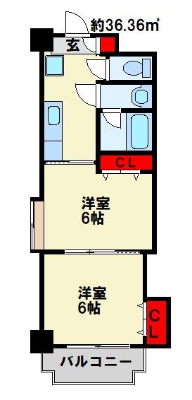 Hamiel九工大前 間取り