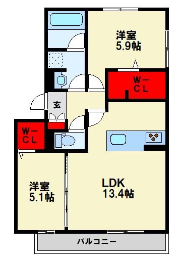 D-ROOM前田 間取り
