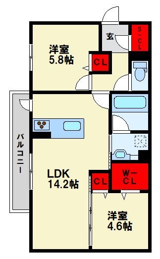 D-ROOM前田 間取り