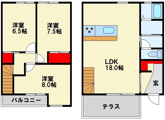 casita中津熊 間取り