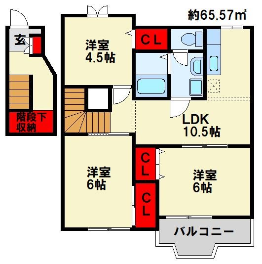 アメニティ広徳 間取り