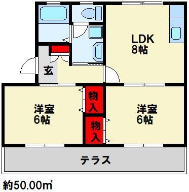 フォーレスト中尾  間取り