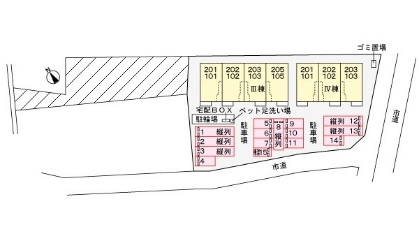 グラン　フェリシア　Ⅳ 駐車場