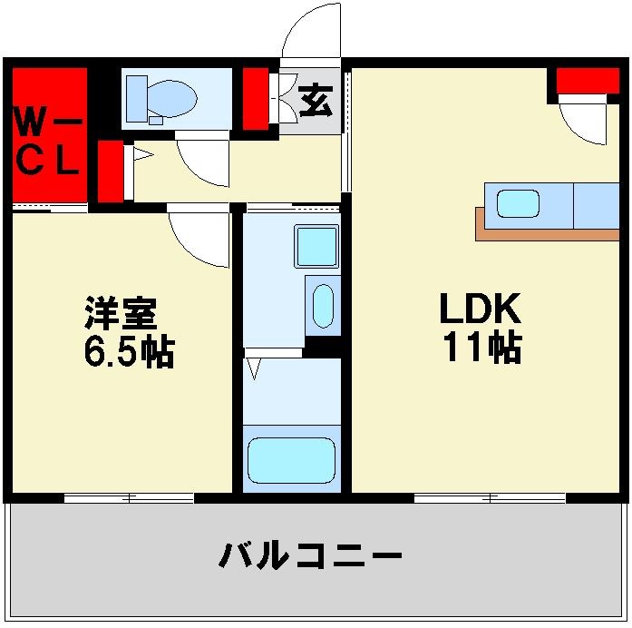 グリーンコート楽Ⅱ 間取り