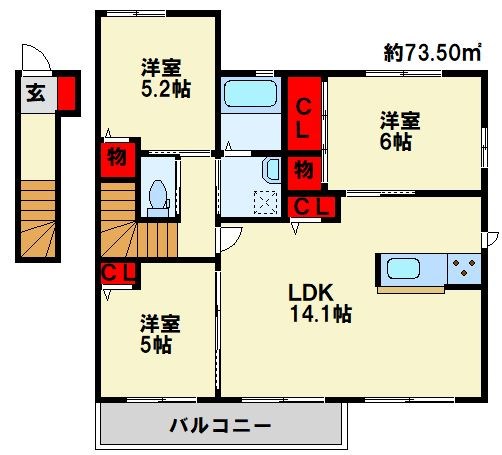 ソレイユベール 間取り