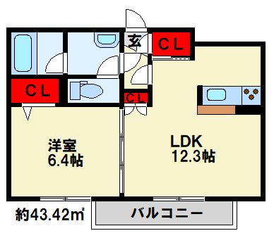アルアミスタ　Ａ棟    間取り