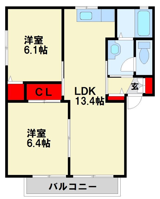 ディアス茜A 間取り