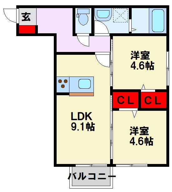 Ariga10 C棟 間取り