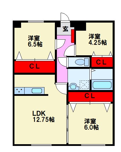 ベルクレスト 間取り