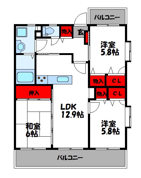 プロムナード・セリーヌ参番館 志免町でのお部屋探しは、トーマスリビング粕屋店へご相談下さい