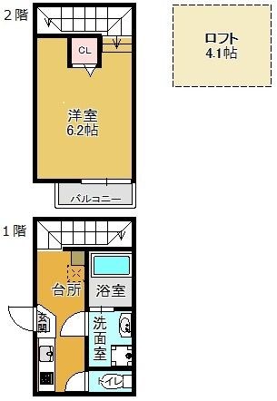 シャレオ次郎丸Ⅱ 間取り