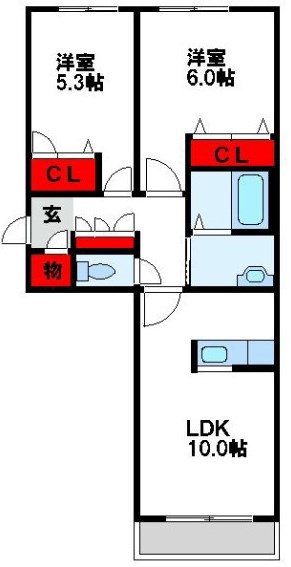 エスペランサⅡ 間取り