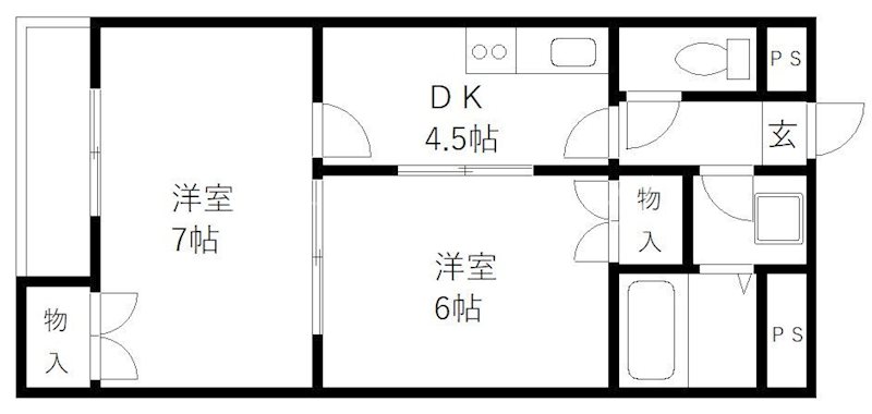 クレッシェンド笹丘 間取り