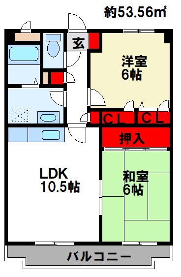 アネックスけやき通り 間取図